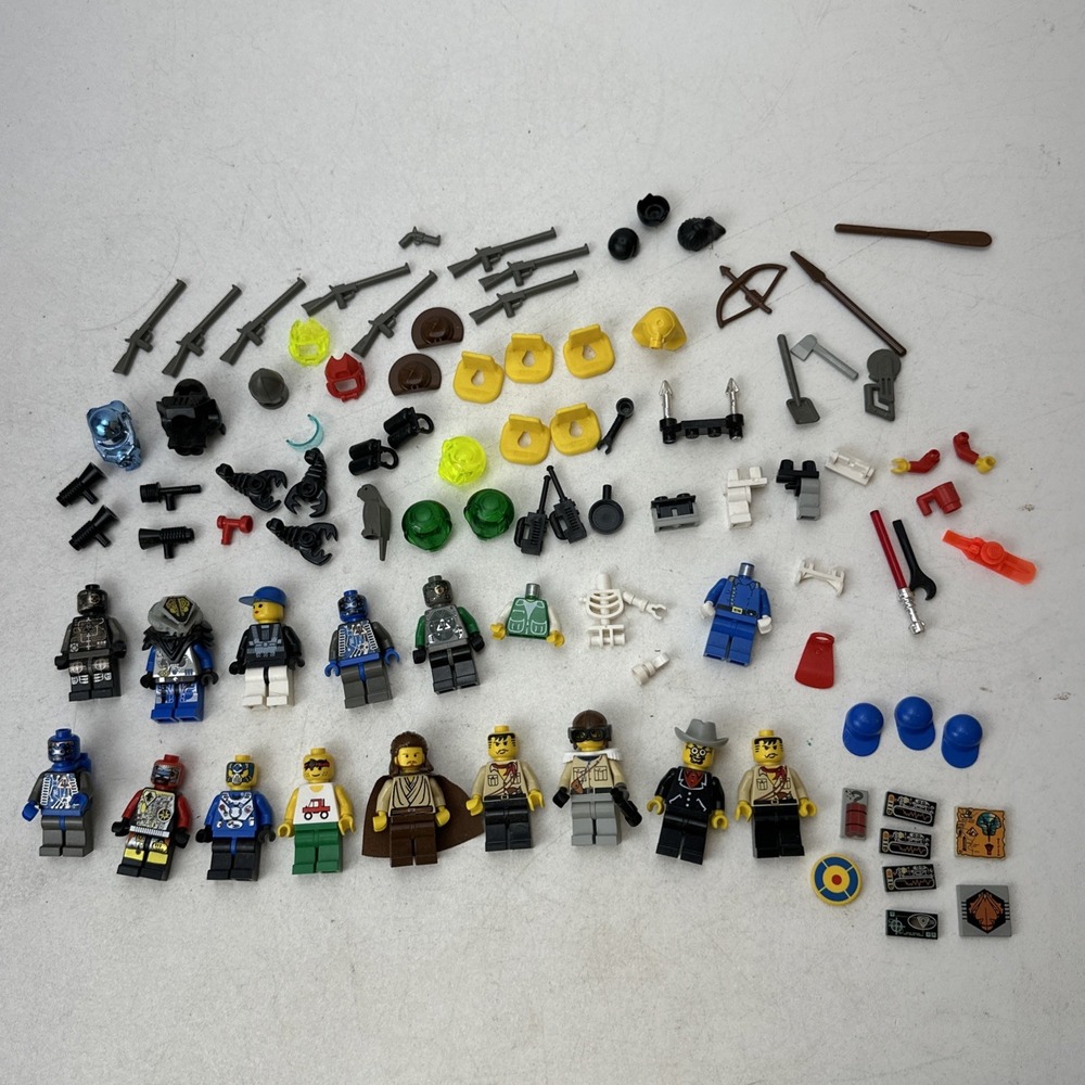 LEGO Minifigure Parts Accessories Lot Vintage Space Alien Star Wars Incomplete
